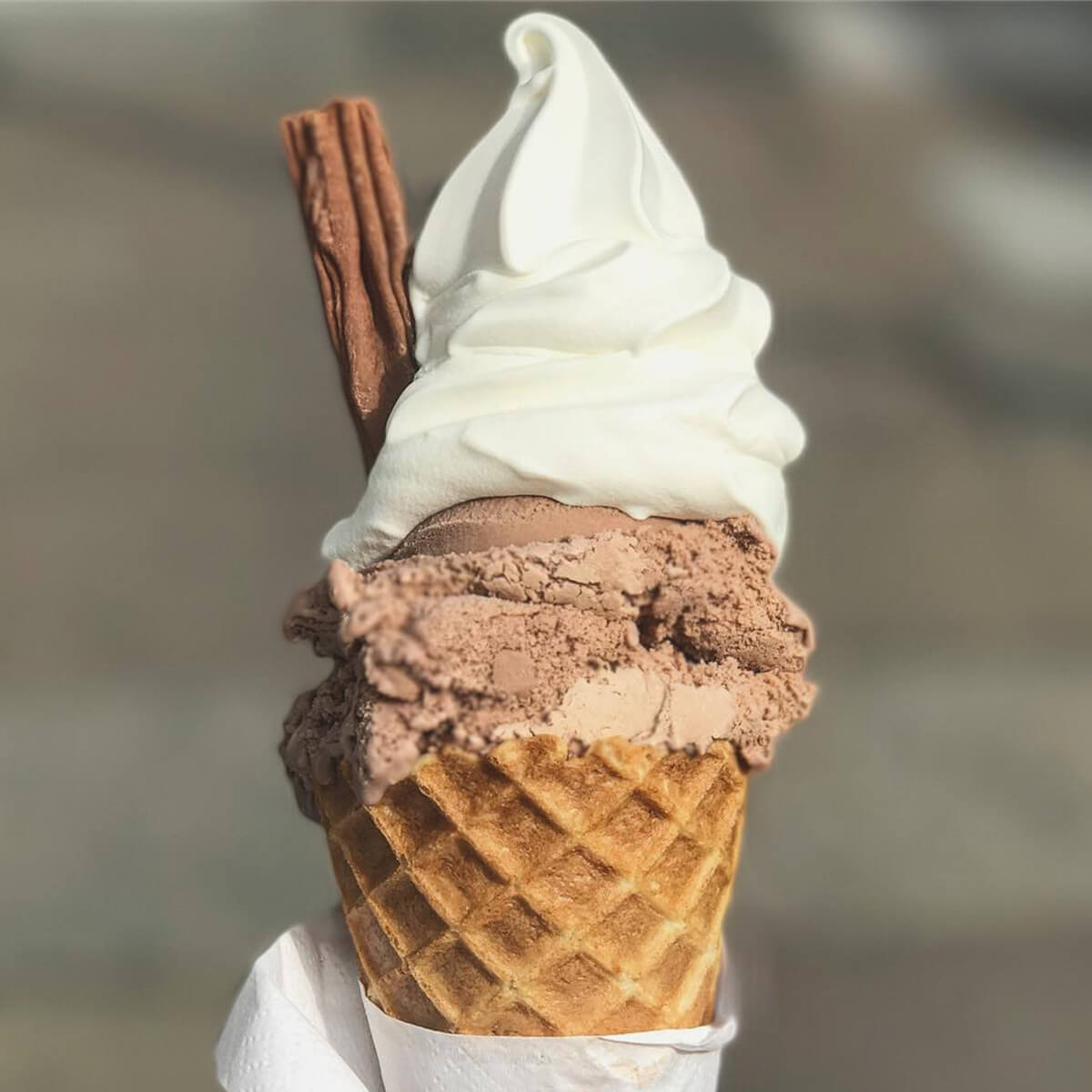 New Forest Ice Cream | Scoop and Whippy together