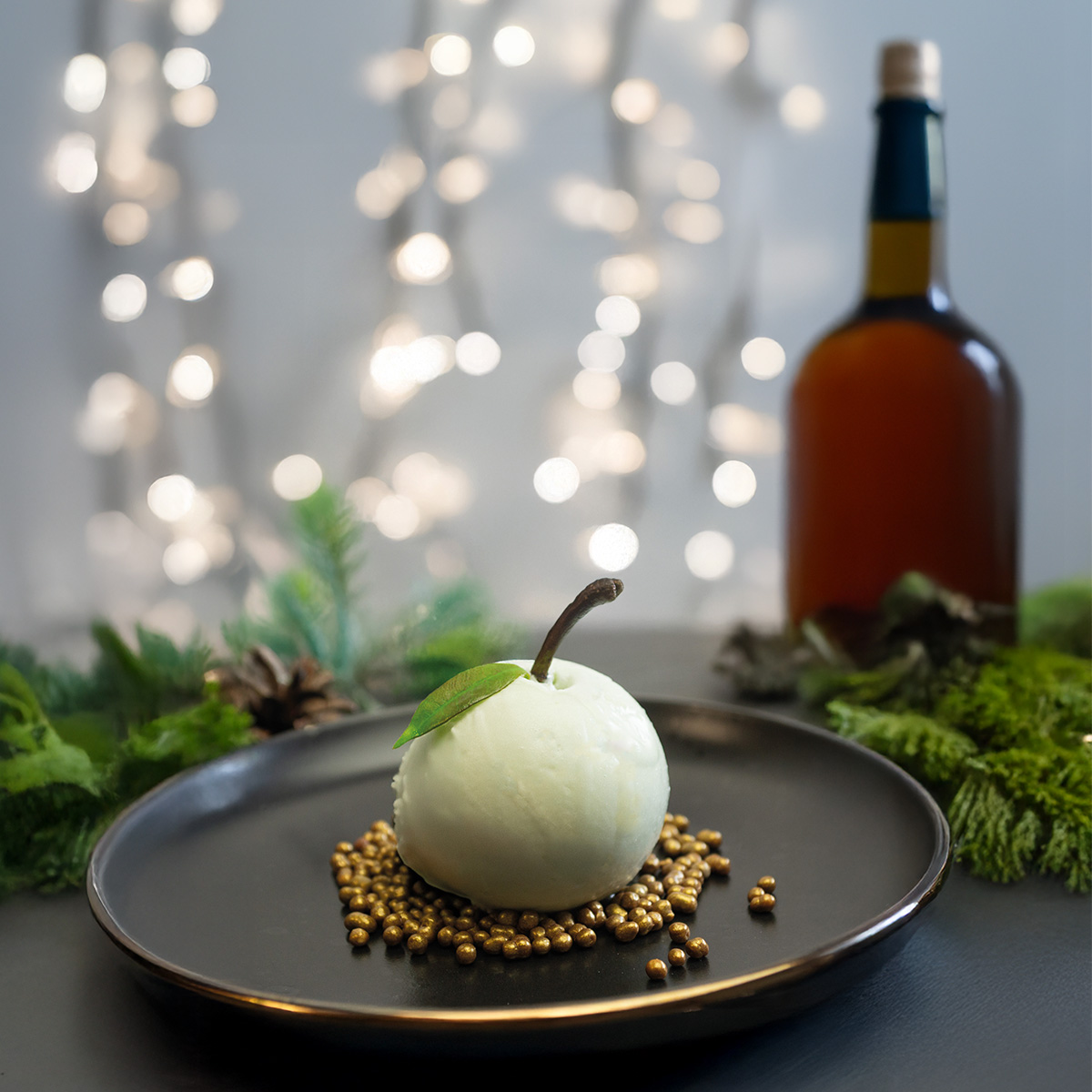 New Forest Ice Cream | Apple and Calvados Sorbet Christmas Dessert