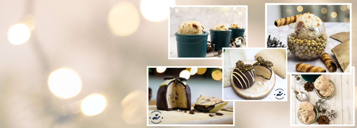 New Forest Ice Cream Christmas handmade Desserts and Festive Ice Creams
